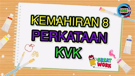 Bahasa Melayu Sk Ii Kemahiran 8 Perkataan Kvk Cikgootube Youtube