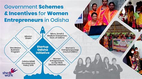 Government Incentives And Schemes For Women Entrepreneurs In Odisha