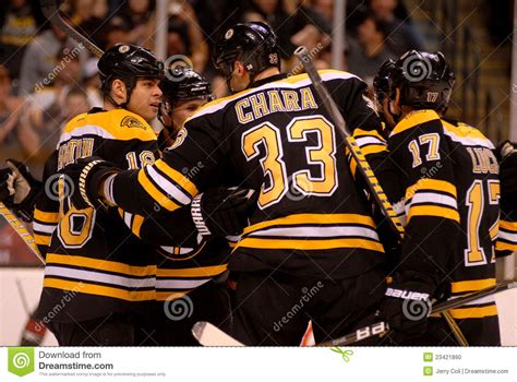 Boston Bruins Score Nhl Hockey Editorial Image Image Of Celebrate