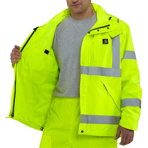 Carhartt Hi Vis Waterproof Jacket 100499 323 North American Safety
