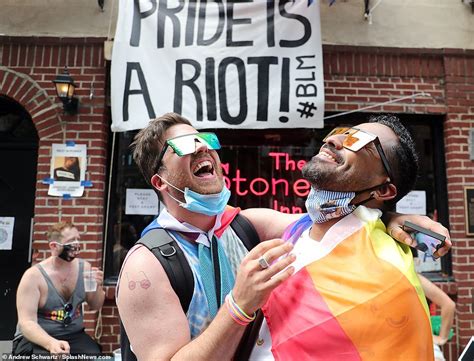 clashes break out between cops and protesters as queer liberation march