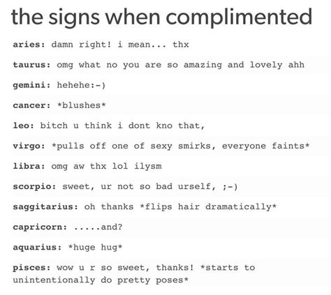 The Way Zodiac Signs React When Complimented Taurus Zodiac