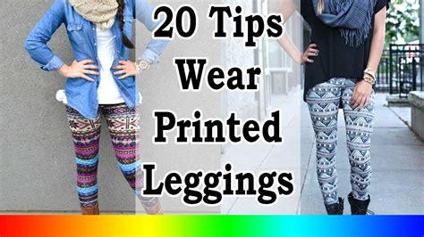 Leggings For Women 20 Style Tips On How To Wear Printed