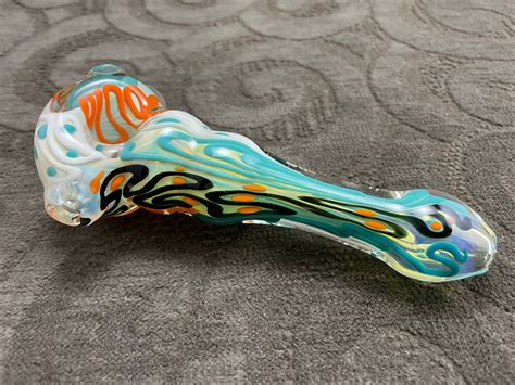 Heady Glass Pipes Inside Out Glass Pipes Color Changing Etsy