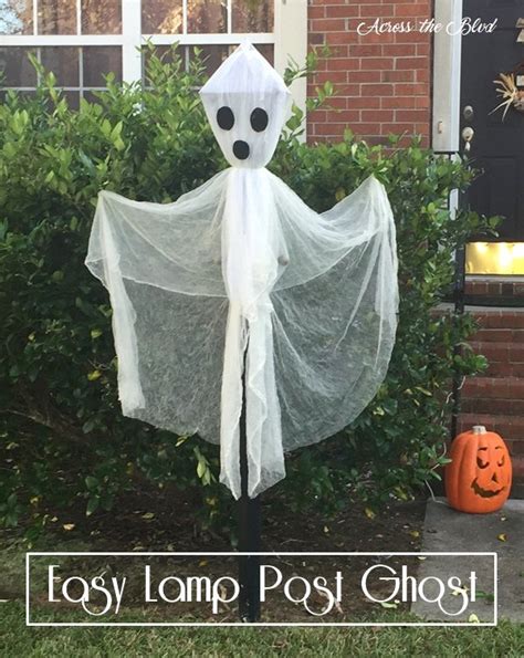 Lamp Post Ghost For Halloween Hometalk