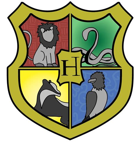 Harry Potter Hogwarts Crest Clipart Harry Potter Houses Clip Art