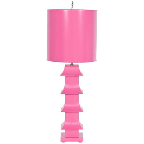 worlds away tole pagoda lamp lmph7 pink lamp pink home decor asian table lamps