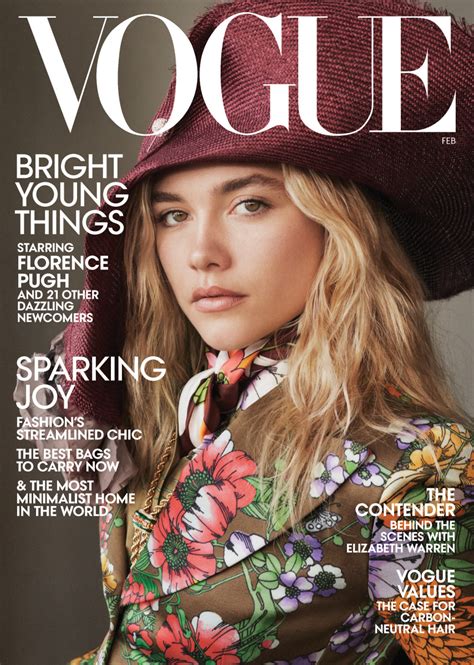 Must Read Florence Pugh Covers Vogue Posthumous Peter Lindbergh