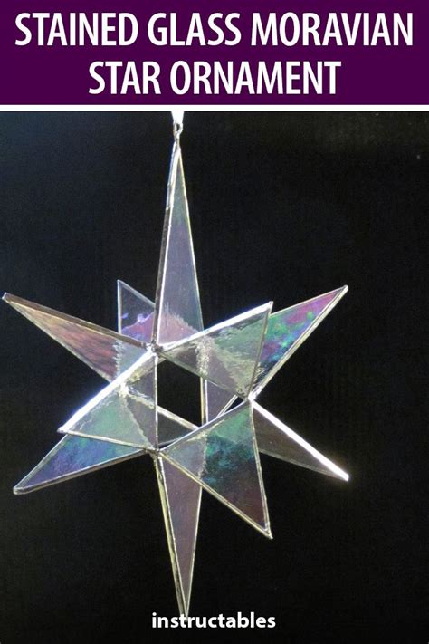 Stained Glass Moravian Star Ornament Star Ornament Stained Glass