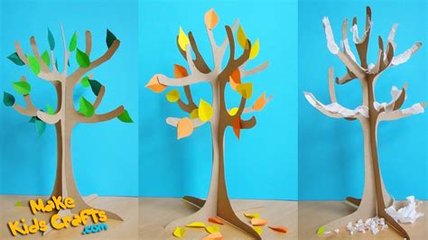 How To Make A Paper Tree Tree Paper Craft 3d Paper Tree Spring