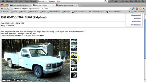 Craigslist South Carolina