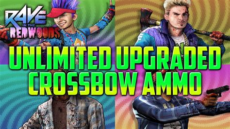 PATCHED Unlimited Ammo Glitch Upgraded Bows Rave In The Redwoods