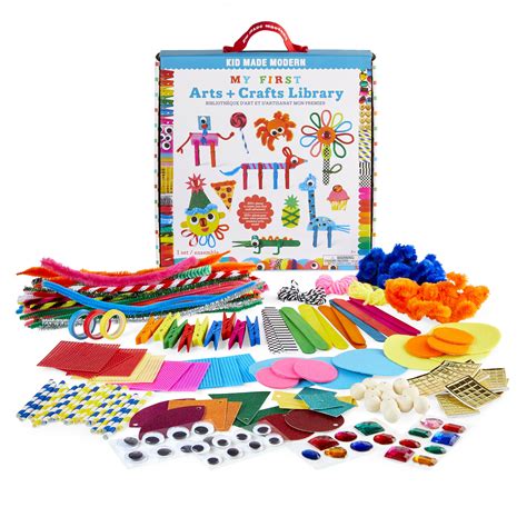 Kid Made Modern My First Arts And Crafts Library Craft Supply Kit For