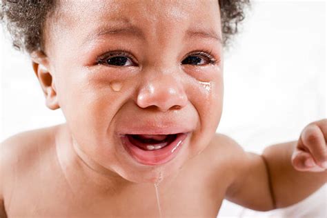 Crying Baby On White Stock Photos Pictures And Royalty Free Images Istock