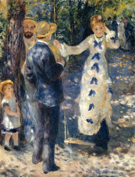 Auguste Renoir The Swing 1876 Oil On Canvas Paris Musée Dorsay