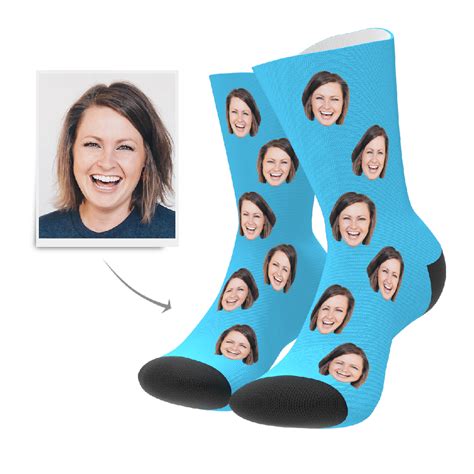 Custom Face Socks Colorful Custom Socks Sock Ts Personalized Socks