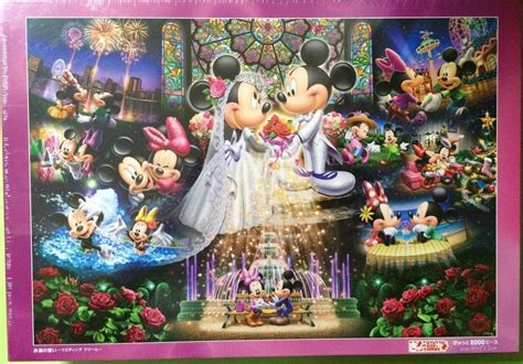 Disney Mickey And Minnie Wedding Dream Jigsaw Puzzle 2000 Pcs Mickey