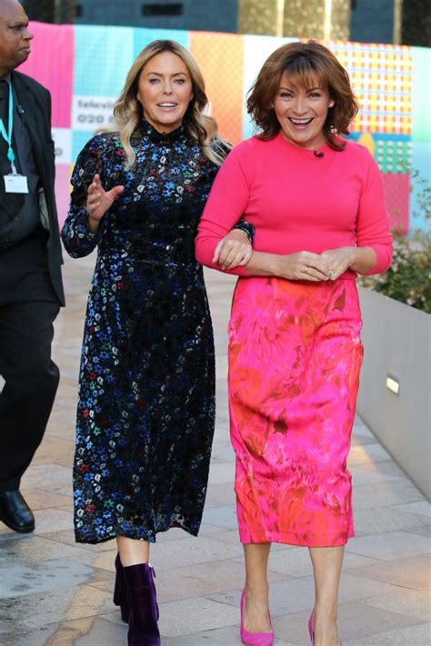 Lorraine Kelly Laughs As She Poses Alongside A Huge Pair Of Breasts Ok Magazine