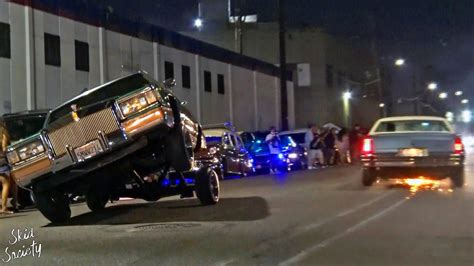 Lowriders Scraping Hopping And Cruising In Los Angeles Youtube