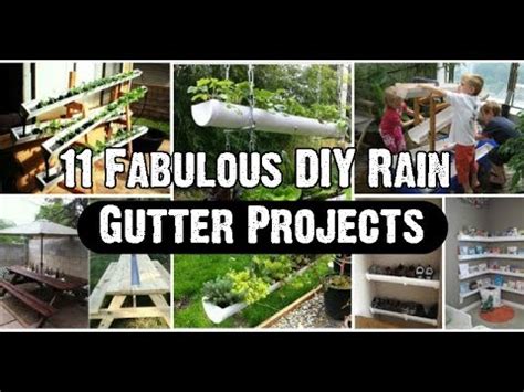 Fabulous Diy Rain Gutter Projects Youtube