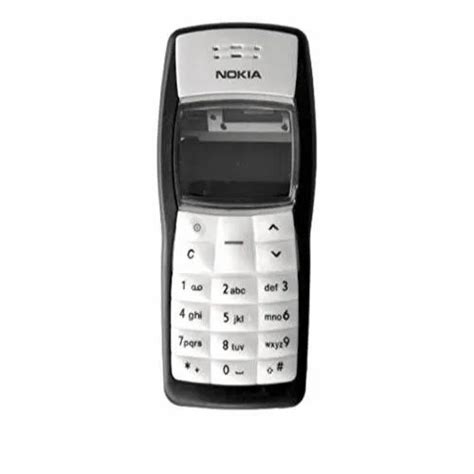 Silver And Black Refurbished Nokia 1100 Mobile Phone Memory Size 1 Gb