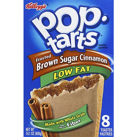 kellogg s® pop tarts® whole grain frosted brown sugar cinnamon toaster pastries 8 ct box