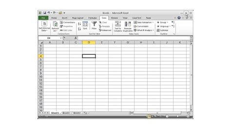 Microsoft Excel 2010 واجهة البرنامج Youtube