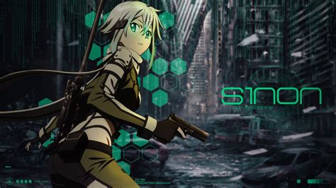 Tons of awesome sinon wallpapers to download for free. Sinon anime digital wallpaper #anime Sword Art Online ...