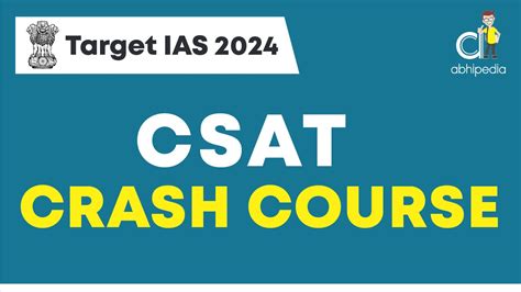 Enroll For UPSC CSAT Crash Course Best CSAT Crash Course