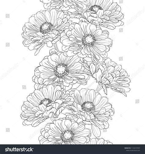 Image Vectorielle De Stock De Seamless Pattern Gerbera Flowers