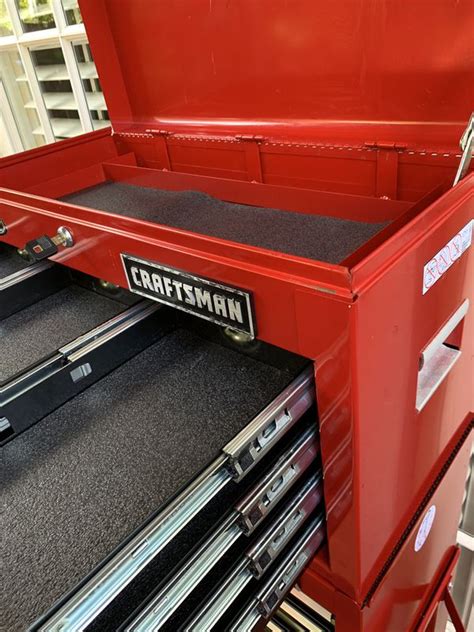 Heavy Duty Craftsman Tool Box Ball Bearing Drawers With Liners For