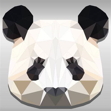 Panda Low Poly By Duckygfx On Deviantart