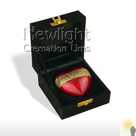 Ruber 3inch Heart Cremation Ashes Keepsakes