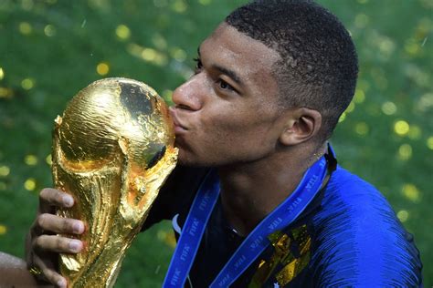 Kylian Mbappé World Cup Kylian Mbappe 2018 World Cup Jersey Up For