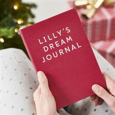 Personalised Dream Journal By Vida Vida