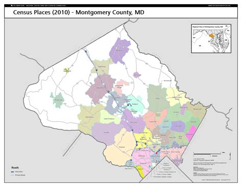 Map Of Montgomery County Md World Map