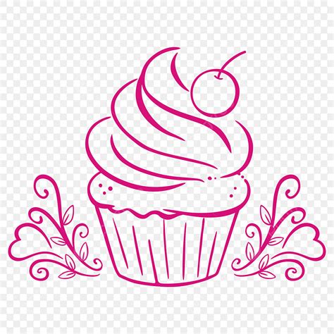 Cupcake Silhouette Vector Silhouette Vector Silhouett