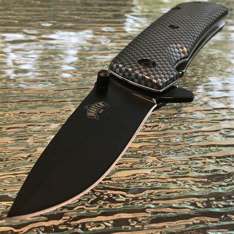 8 Master Usa Tactical Carbon Fiber Assisted Folding Pocket Knife