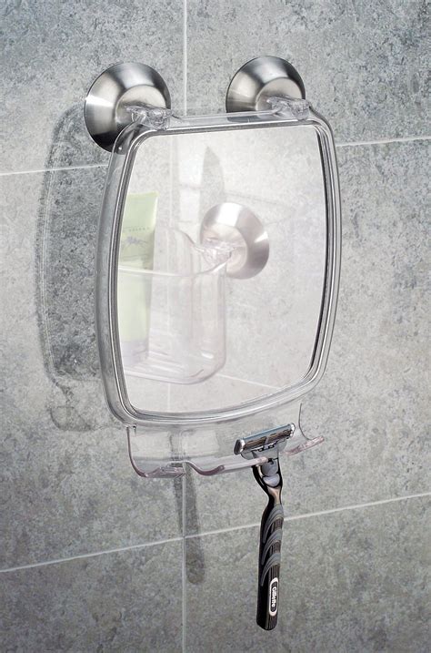 Powerlock Fog Free Mirror With Razor Holder Shabby Chic Bathroom