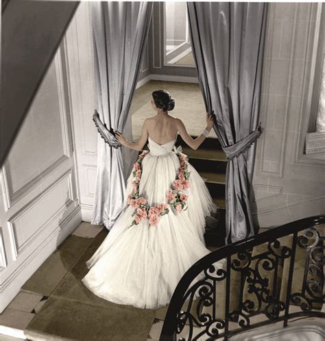 It's a vintage christian dior gown, c.1970's which she had tailored to fit her perfectly. christian-dior-1950s-couture-dress-elegant - The Glam Pad