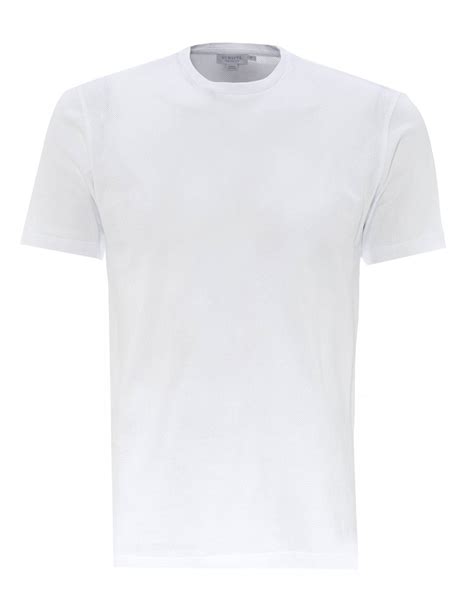 Hhilldesign Mens Designer Plain White T Shirt