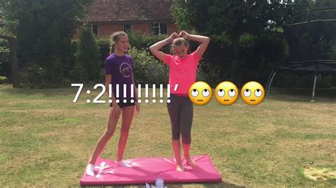 Abc Gymnastic Challenge Springy Sisters Youtube