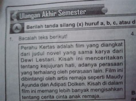 Soal Menentukan Struktur Teks Cerpen - Rumah Pendidikan