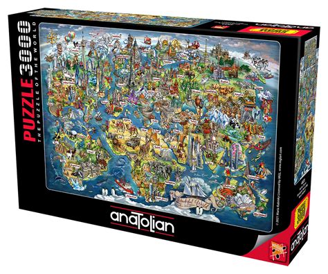 Buy Anatolian Puzzle Wonderful World 3000 Piece Jigsaw Puzzle 4923