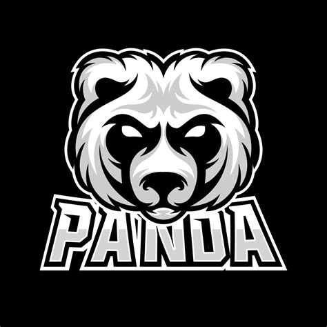 Panda Bear Esport Gaming Mascot Logo Template 2815720 Vector Art At