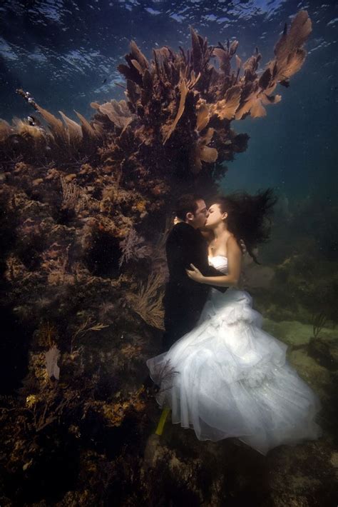 Brides 25ft In The Ocean Adam Opris Photography Underwater
