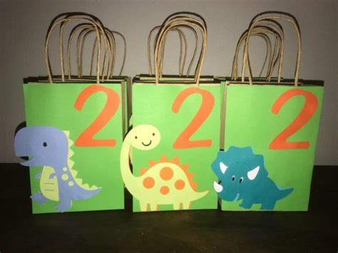Dinosaur Goodie Bags Loot Bags Pinata Bags Candy Bags Party