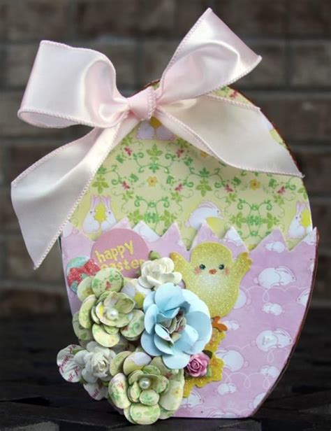 Paper Mache Easter Egg By Debbie Sherman Easter Cards