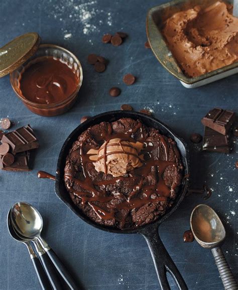 Goozy Chocolate Skillet Cookies Recipe Chocolate Desserts Skillet