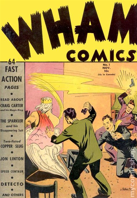 Wham Comics 1940 Comic Books